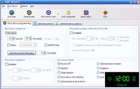 AMP Winoff (โปรแกรม ช่วยตั้งเวลา ปิดเครื่อง คอมพิวเตอร์ ให้แบบอัตโนมัติ)