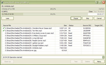 โปรแกรมคัดลอกไฟล์ TeraCopy