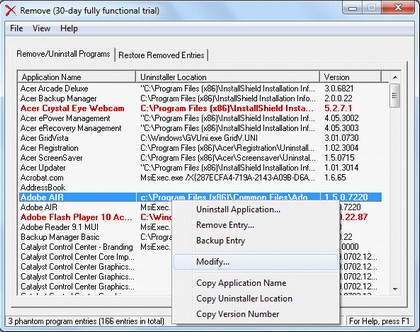 Remove (โปรแกรม ช่วยลบโปรแกรมอื่น ออกจากเครื่อง อย่างสะอาด หมดจด) Remove (โปรแกรม ช่วยลบโปรแกรมอื่น ออกจากเครื่อง อย่างสะอาด หมดจด)