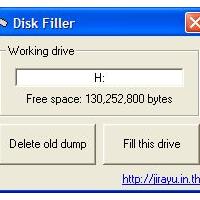 Disk Filler (โปรแกรม สำหรับเติมพื้นที่แฟลชไดรฟ์ให้เต็ม เพื่อกันไวรัส มาสร้างหรือ เกาะไฟล์ของเรา)