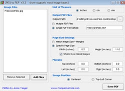 JPEG to PDF (โปรแกรม แปลงไฟล์รูปภาพ เป็น ไฟล์เอกสาร PDF ) : 