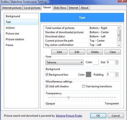 โปรแกรมสกรีนเซฟเวอร์ Endless Slideshow Screensaver โปรแกรมสกรีนเซฟเวอร์ Endless Slideshow Screensaver