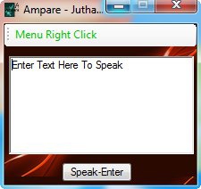 Ampare Speech To Amaar and Martin