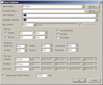 โปรแกรมค้นหาไฟล์ SearchMyFiles โปรแกรมค้นหาไฟล์ SearchMyFiles