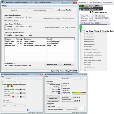 CleanMem (โปรแกรม ล้างหน่วยความจำที่ไม่จำเป็น ออกจากเครื่อง) CleanMem (โปรแกรม ล้างหน่วยความจำที่ไม่จำเป็น ออกจากเครื่อง)
