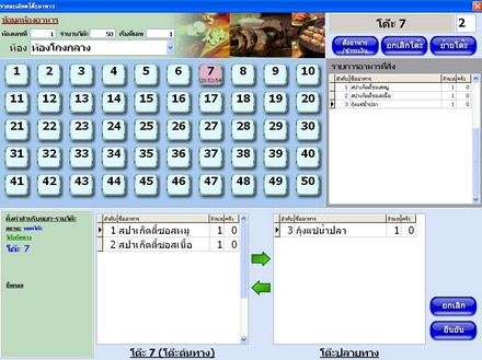โปรแกรมร้านอาหาร DeChef