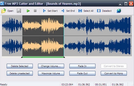 โปรแกรมตัดเพลง โปรแกรมทำริงโทน Free MP3 Cutter โปรแกรมตัดเพลง โปรแกรมทำริงโทน Free MP3 Cutter