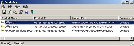 โปรแกรมดู CD Key Windows ProduKey โปรแกรมดู CD Key Windows ProduKey