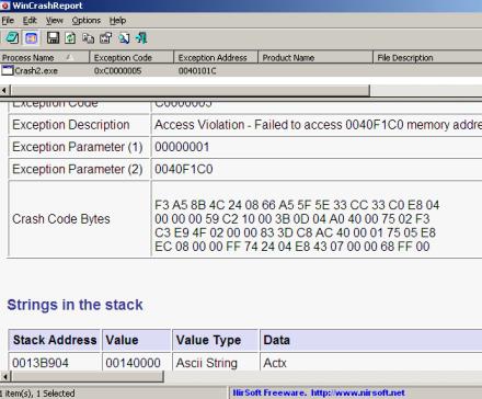 ดาวน์โหลดโปรแกรม WinCrashReport