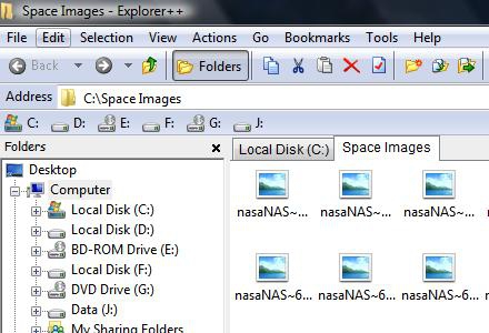 โปรแกรมจัดการไฟล์ Explorer++