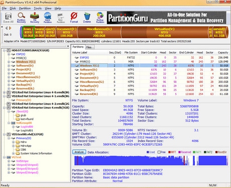 โปรแกรมแบ่งพาร์ทิชัน Eassos PartitionGuru Free โปรแกรมแบ่งพาร์ทิชัน Eassos PartitionGuru Free