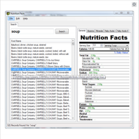 Nutrition Facts (โปรแกรม ที่ช่วยวิเคราะห์ คุณค่าทางโภชนาการ)