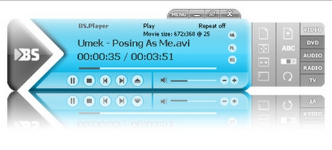 โปรแกรมดูหนังฟังเพลง BS.Player โปรแกรมดูหนังฟังเพลง BS.Player