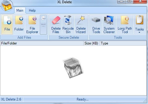 XL Delete (ลบไฟล์ทิ้งแบบไม่ให้เหลือซาก กู้ไม่ขึ้น) : 