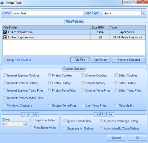 XL Delete (ลบไฟล์ทิ้งแบบไม่ให้เหลือซาก กู้ไม่ขึ้น) : 