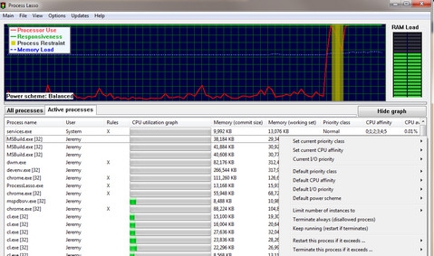 Process Lasso (โปรแกรม เปิด Process ปิด Process คอมค้างบ่อย โหลด) : 