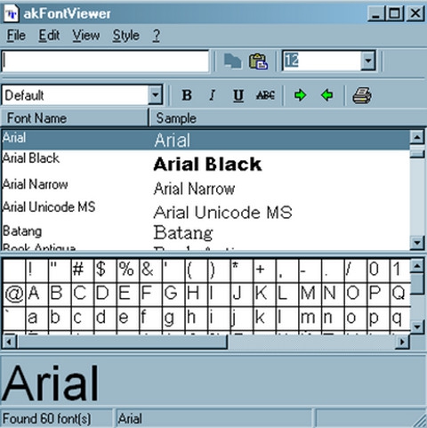 โปรแกรมดูฟอนต์ ค้นหาฟอนต์ AkFontViewer โปรแกรมดูฟอนต์ ค้นหาฟอนต์ AkFontViewer