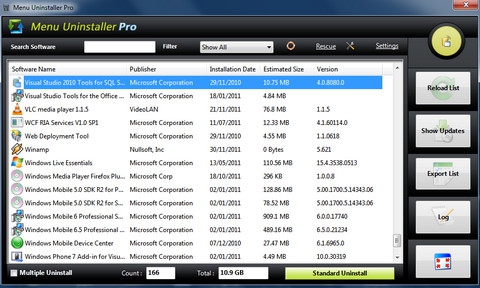 Menu Uninstaller Ultra (โปรแกรม Menu Uninstaller ลบโปรแกรม) : 