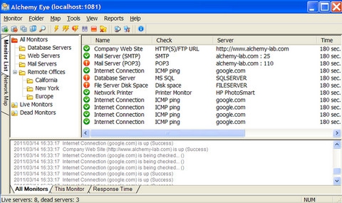Alchemy Eye (โปรแกรม ตรวจตรา สอดส่องกับเครื่อง Server ของคุณ) : 