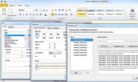 โปรแกรมสร้าง Help File HelpNDoc