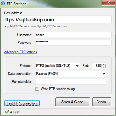โปรแกรมสำรองข้อมูล MySQL Backup โปรแกรมสำรองข้อมูล MySQL Backup