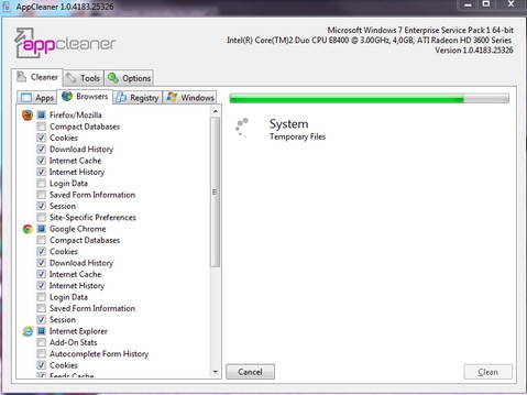 โปรแกรม UpdateStar AppCleaner