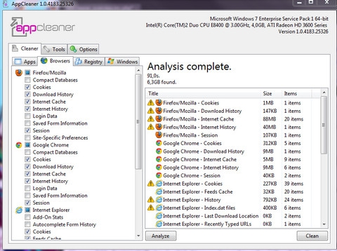 UpdateStar AppCleaner