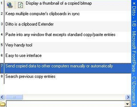 โปรแกรมจัดการคลิปบอร์ด Ditto โปรแกรมจัดการคลิปบอร์ด Ditto