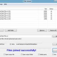 File Joiner Portable (โปรแกรม รวมไฟล์ย่อย ให้เป็นไฟล์ใหญ่ไฟล์เดียว)