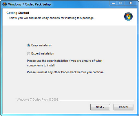 Codec เปิดไฟล์หนังได้ทุกประเภท Windows 7 Codec Pack Codec เปิดไฟล์หนังได้ทุกประเภท Windows 7 Codec Pack