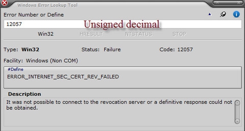Windows Error Lookup Tool (โปรแกรมหา Error วิเคราะห์ข้อผิดพลาด Windows) : Windows Error Lookup Tool (โปรแกรมหา Error วิเคราะห์ข้อผิดพลาด Windows) :