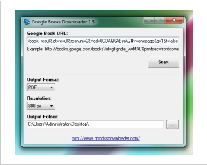 ดาวน์โหลดโปรแกรม Google Books Downloader