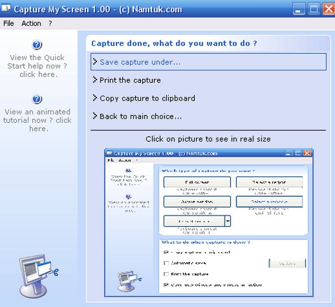 Capture My Screen (โปรแกรม Capture My Screen เซฟหน้าจอ บันทึกหน้าจอ 5 แบบ) : Capture My Screen (โปรแกรม Capture My Screen เซฟหน้าจอ บันทึกหน้าจอ 5 แบบ) :
