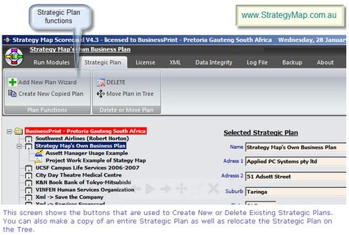 โปรแกรมสร้างโฟล์วชาร์ตผังงาน Strategy Map Balanced Scorecard