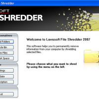 Lavasoft File Shredder (โปรแกรมลบไฟล์ หั่นไฟล์ออกเป็นชิ้น ใช้ลบ ทำลายหลักฐาน)