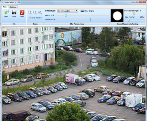 โปรแกรมแก้ภาพเบลอ SmartDeblur