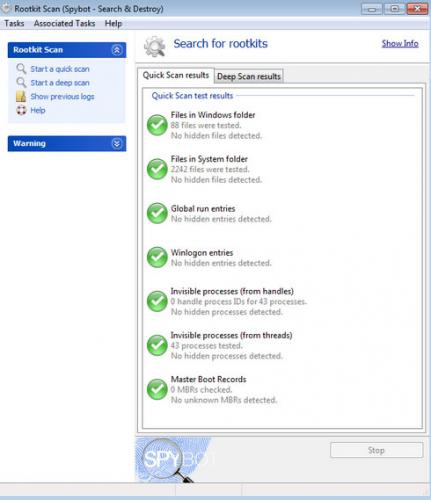 โปรแกรมลบสปายแวร์ Spybot Search and Destroy โปรแกรมลบสปายแวร์ Spybot Search and Destroy