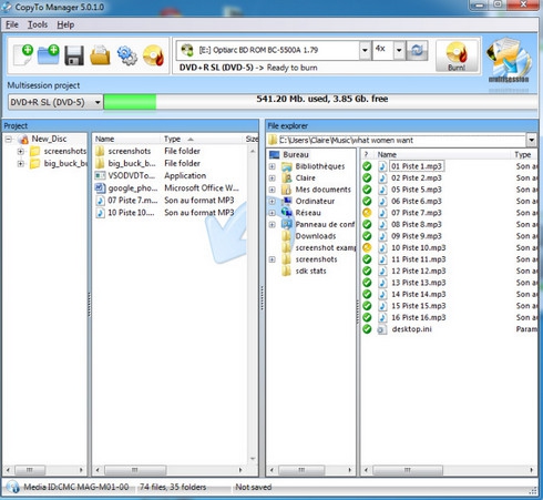 VSO CopyTo (โปรแกรมไรท์แผ่น CD DVD Blu-ray หรือ ISO Image) : 