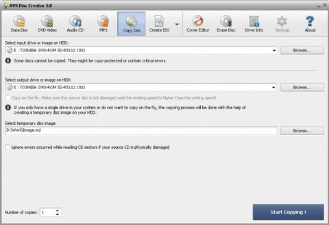 ดาวน์โหลดโปรแกรมไรท์แผ่น AVSDVDCopy