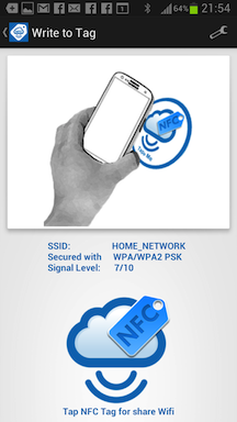 Tapp Me (App แชร์ Wi-Fi ด้วย NFC) : Tapp Me (App แชร์ Wi-Fi ด้วย NFC) :