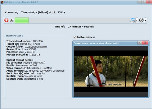 โปรแกรมแปลงไฟล์ VSO DVD Converter