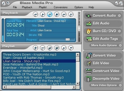 โปรแกรม จัดการ ไฟล์มัลติมีเดีย Blaze Media Pro โปรแกรม จัดการ ไฟล์มัลติมีเดีย Blaze Media Pro