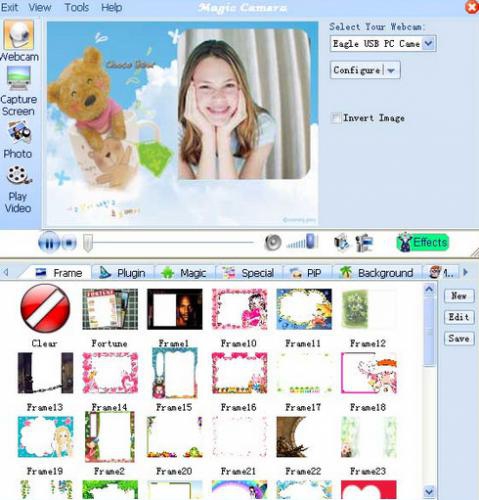MagicCamera (โปรแกรม MagicCamera ใส่เอฟเฟค เว็บแคม วิดีโอแชท) : 