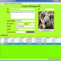 Debtor System (โปรแกรม เก็บข้อมูล ระบบลูกหนี้)