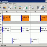 CyberMatrix Class Scheduler (โปรแกรมจัดตารางสอน จัดตารางเรียน)