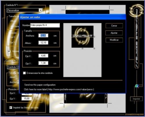 โปรแกรมทำปกซีดี ปกดีวีดี Pochette Express
