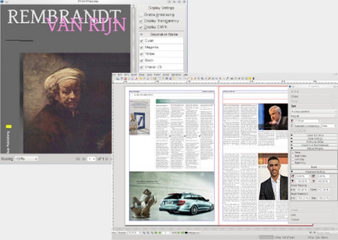 โปรแกรมออกแบบทำสิ่งพิมพ์ ออกแบบหนังสือ นิตยสาร Scribus โปรแกรมออกแบบทำสิ่งพิมพ์ ออกแบบหนังสือ นิตยสาร Scribus