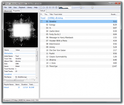 โปรแกรมฟังเพลง Foobar โปรแกรมฟังเพลง Foobar