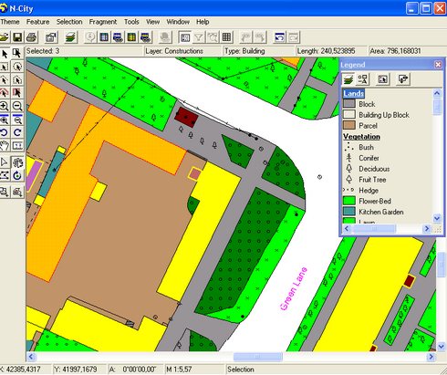 GIS ObjectLand (โปรแกรมสร้างแผนที่ ทางภูมิศาสตร์) : 