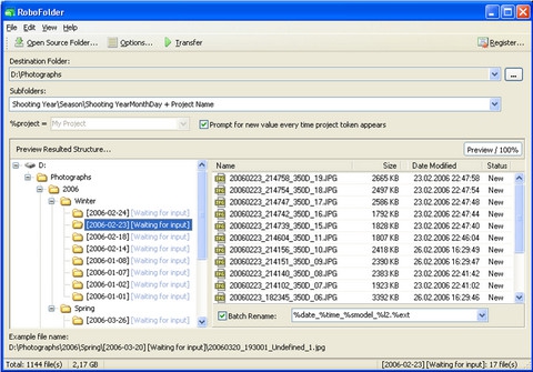  โปรแกรม จัดการไฟล์รูปภาพ บนเครื่องคอมพิวเตอร์ RoboFolder